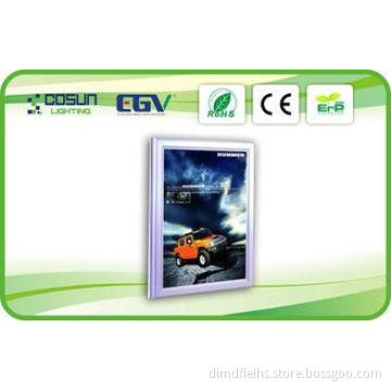 20mm Single Side Snap Frame Light Box Advertisement / Wall